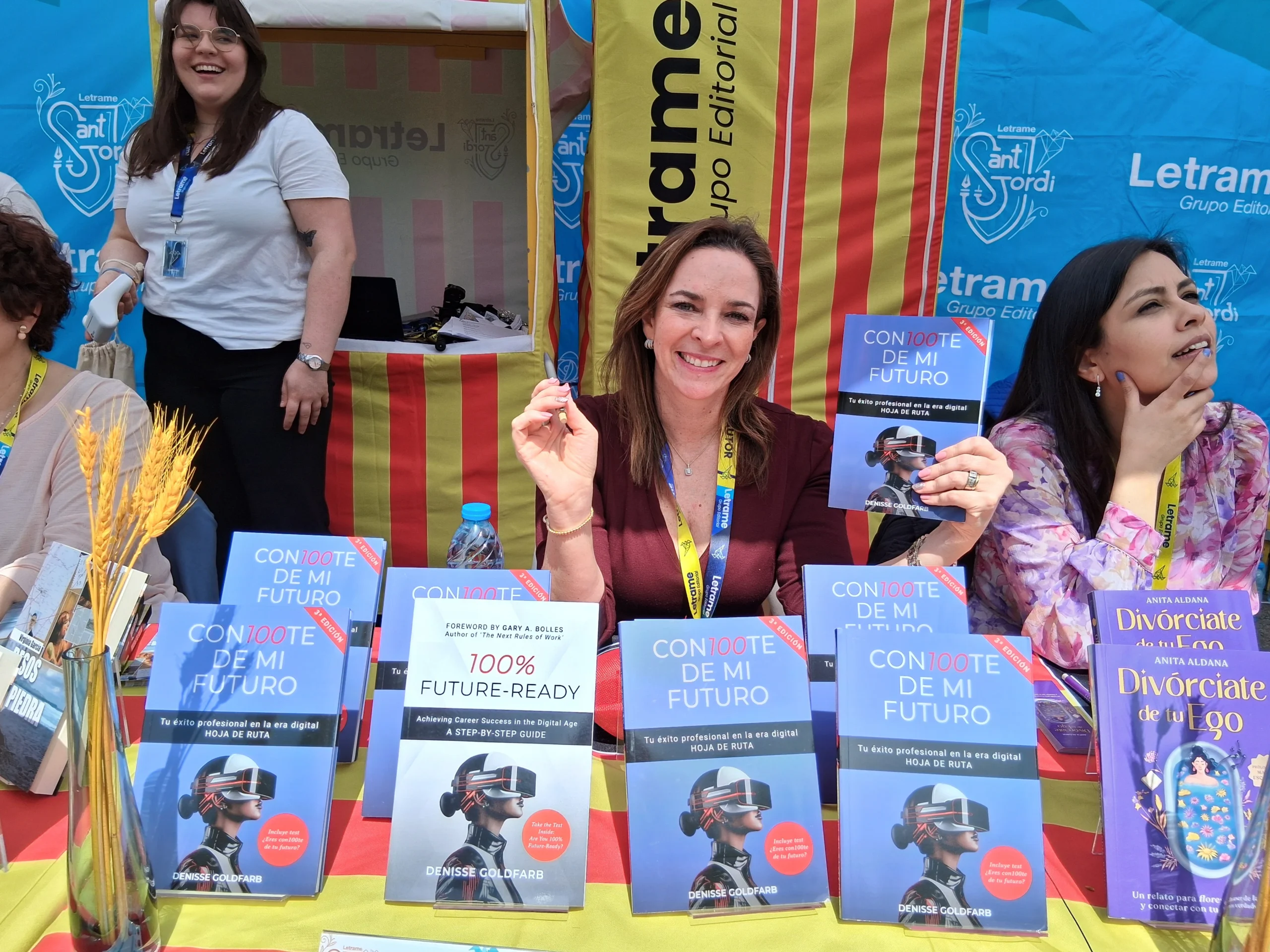 Denisse Goldfarb presenta Con100te de mi futuro en Sant Jordi 2025